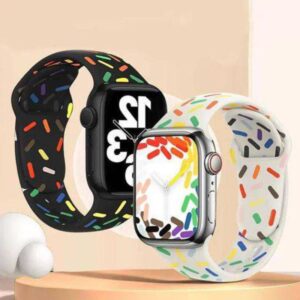 Pulseira de Silicone Confete 38mm / 40mm / 41mm