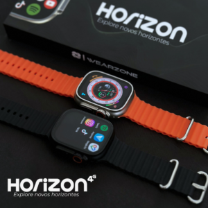 Relógio Inteligente Horizon 4G Ultra 2 Pulseiras - Tela 49mm